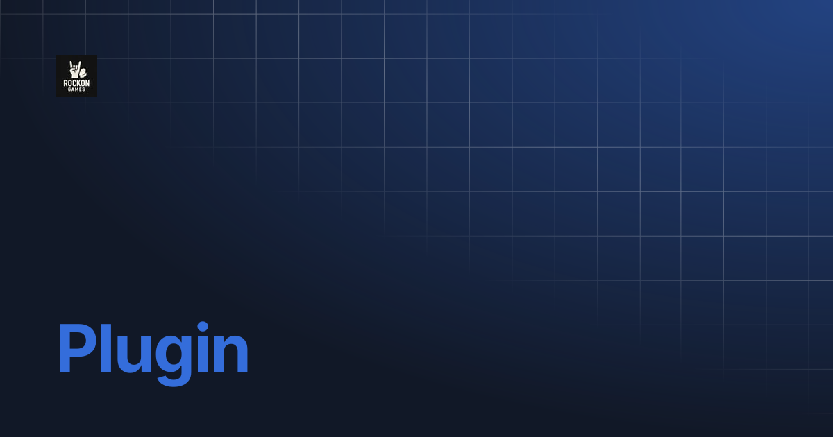 Plugin | RPGReact Docs